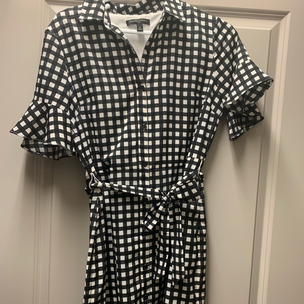 Black and white dress